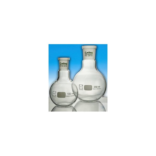 Flask, flat bottom, 25 ml