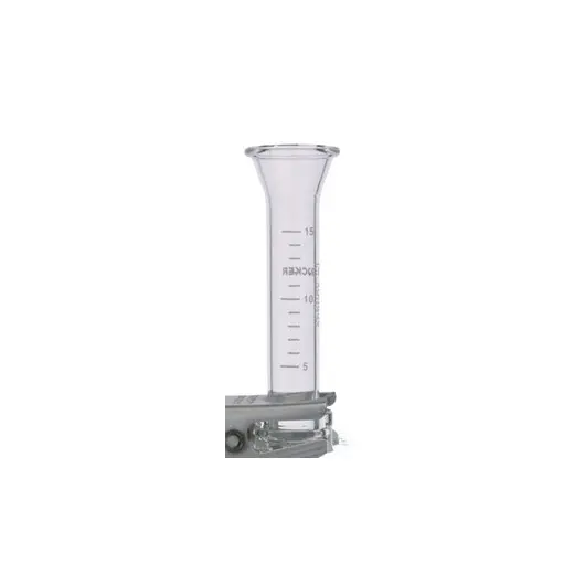 Funnel, 15ml, borosilicate glass for
