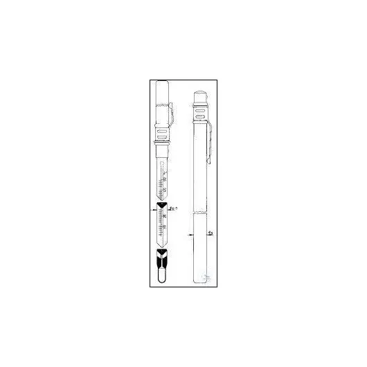 POCKET THERMOMETERS, DIFFICO-GRADUATION, RESISTANT TO