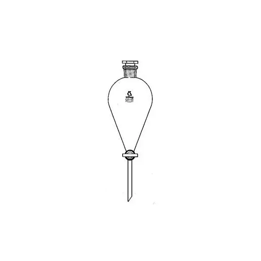 Separatory funnel, 500 ml, conical