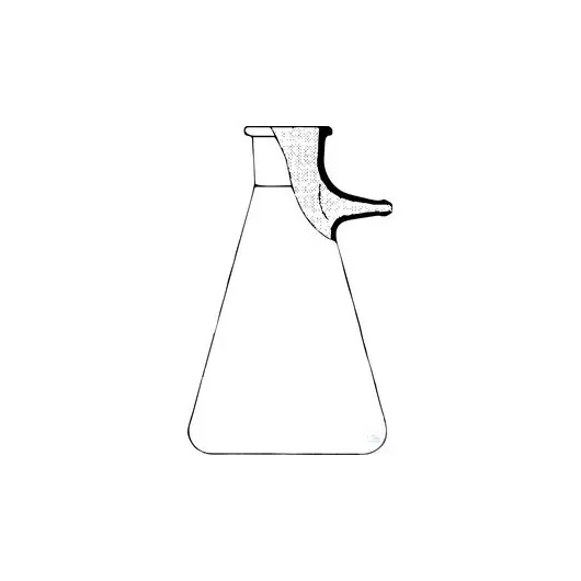Filter flask, Erlenmeyer shape, with