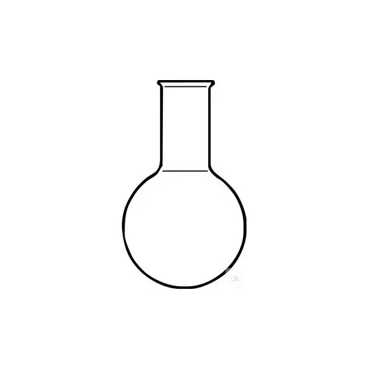 Flasks, round bottom, medium length