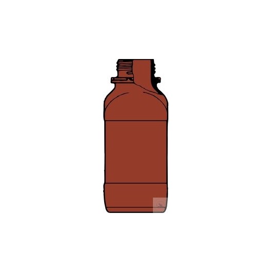 Square bottle, wide mouth, 1000